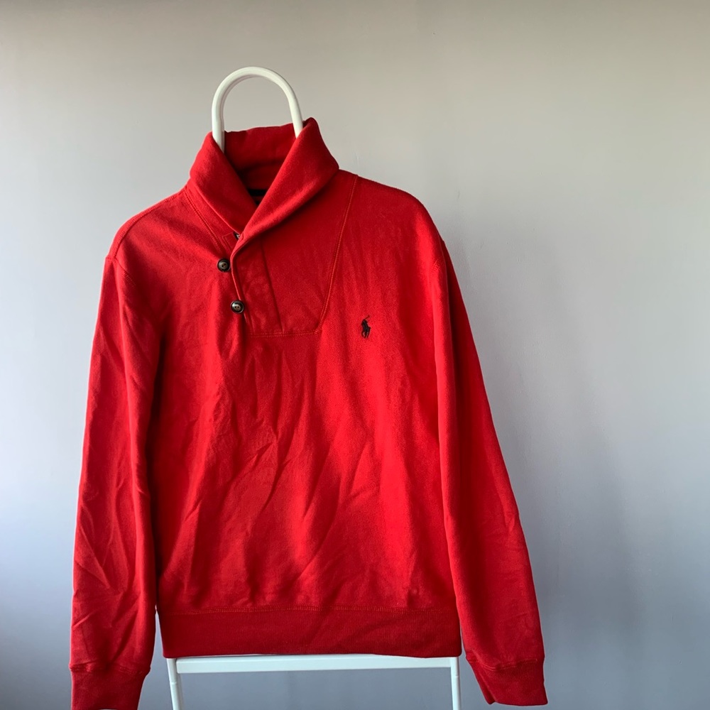 Like New Men’s Hoodie Polo by Ralph Lauren